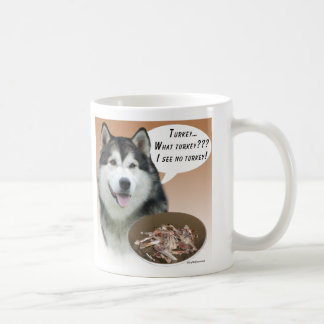 Alaskan Malamute Turkey Coffee Mug