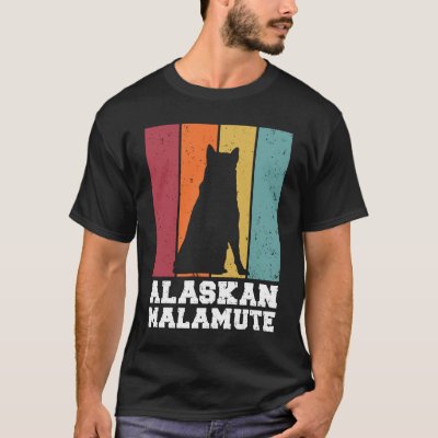 Alaskan Malamute Vintage T-Shirt