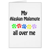 Alaskan Malamute Walks Design (Front)