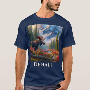 Alaskan Moose Denali National Park T-Shirt