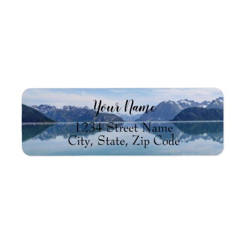 Alaskan Mountain Range Address Labels