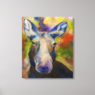 Alaskan Mr. Moosey Moose Canvas print