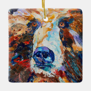 Alaskan ornament "In the Bear's Gaze"