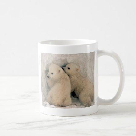 Alaskan Polar Bear Cubs Coffee Mug