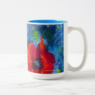 Alaskan Poppies coffee mug