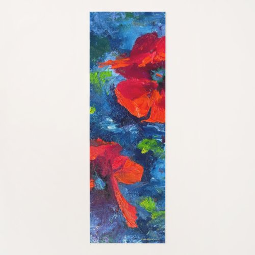 Alaskan Poppies Yoga Mat