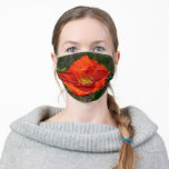 Alaskan Red Poppy Colorful Flower Adult Cloth Face Mask