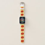 Alaskan Red Poppy Colorful Flower Apple Watch Band