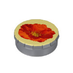 Alaskan Red Poppy Colorful Flower Candy Tin