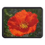 Alaskan Red Poppy Colorful Flower Hitch Cover
