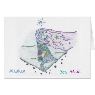 Alaskan Sea Maid with Sea Creatures Cards