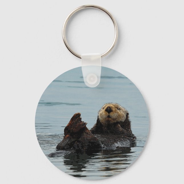 Alaskan Sea Otter Key Chain (Front)