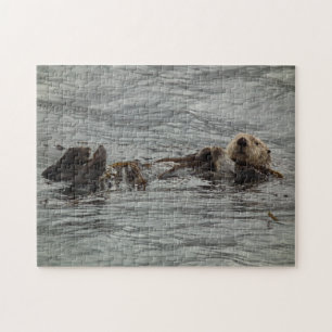 Alaskan Sea Otter Photo Jigsaw Puzzle