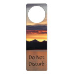 Alaskan Sunset I Beautiful Alaska Photography Door Hanger