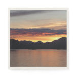 Alaskan Sunset I Beautiful Alaska Photography Napkins