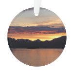 Alaskan Sunset I Beautiful Alaska Photography Ornament