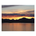 Alaskan Sunset I Beautiful Alaska Photography Photo Print