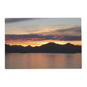Alaskan Sunset I Beautiful Alaska Photography Placemat