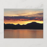 Alaskan Sunset I Beautiful Alaska Photography Postcard