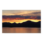 Alaskan Sunset I Beautiful Alaska Photography Poster