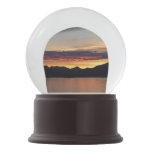 Alaskan Sunset I Beautiful Alaska Photography Snow Globe