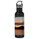 Alaskan Sunset I Beautiful Alaska Photography Stainless Steel Water Bottle