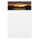 Alaskan Sunset I Beautiful Alaska Photography Stationery