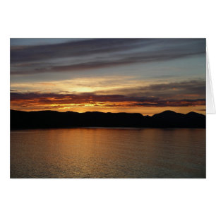 Alaskan Sunset II Beautiful Alaska Photography Cards