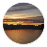 Alaskan Sunset II Beautiful Alaska Photography Ceramic Knob