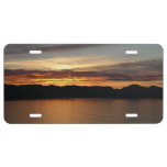 Alaskan Sunset II Beautiful Alaska Photography License Plate