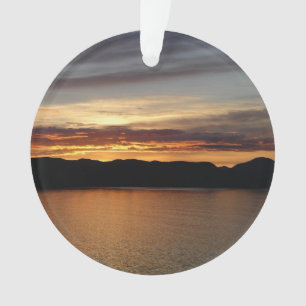 Alaskan Sunset II Beautiful Alaska Photography Ornament