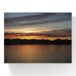 Alaskan Sunset II Beautiful Alaska Photography Paperweight