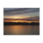 Alaskan Sunset II Beautiful Alaska Photography Postcard