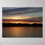 Alaskan Sunset II Beautiful Alaska Photography Poster