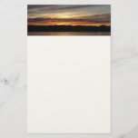 Alaskan Sunset II Beautiful Alaska Photography Stationery