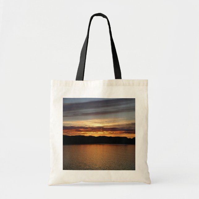 Alaskan Sunset II Beautiful Alaska Photography Tote Bag (Front)