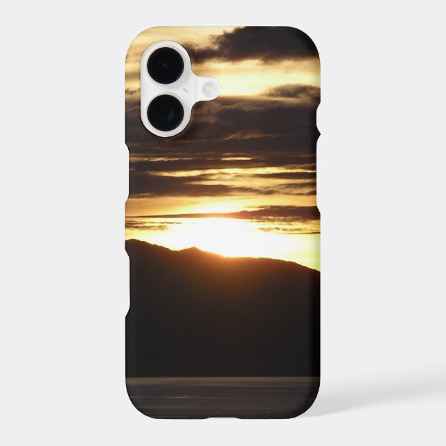 Alaskan Sunset III Beautiful Alaska Photography Case-Mate iPhone Case (Back)