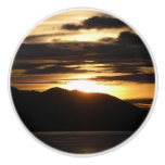 Alaskan Sunset III Beautiful Alaska Photography Ceramic Knob