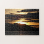 Alaskan Sunset III Beautiful Alaska Photography Jigsaw Puzzle