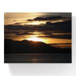 Alaskan Sunset III Beautiful Alaska Photography Paperweight