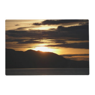 Alaskan Sunset III Beautiful Alaska Photography Placemat