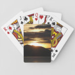 Alaskan Sunset III Beautiful Alaska Photography Playing Cards