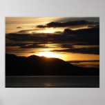 Alaskan Sunset III Beautiful Alaska Photography Poster