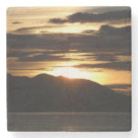 Alaskan Sunset III Beautiful Alaska Photography Stone Coaster