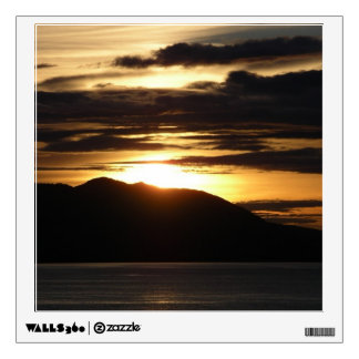 Alaskan Sunset III Beautiful Alaska Photography Wall Decal