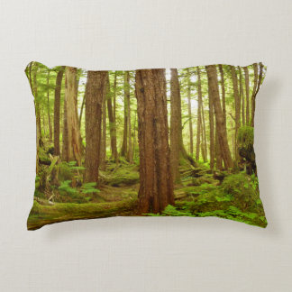 Alaskan Temperate Rainforest Accent Pillow