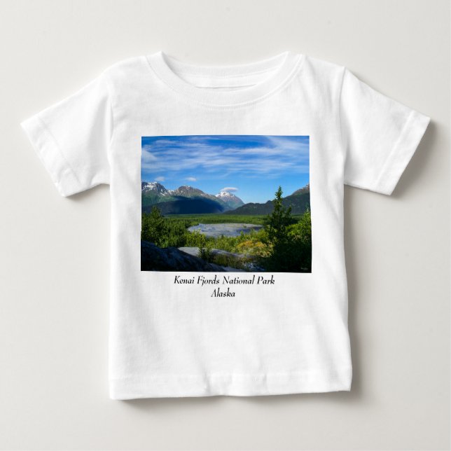 Alaska's Exit Glacier Valley Baby T-Shirt (Front)