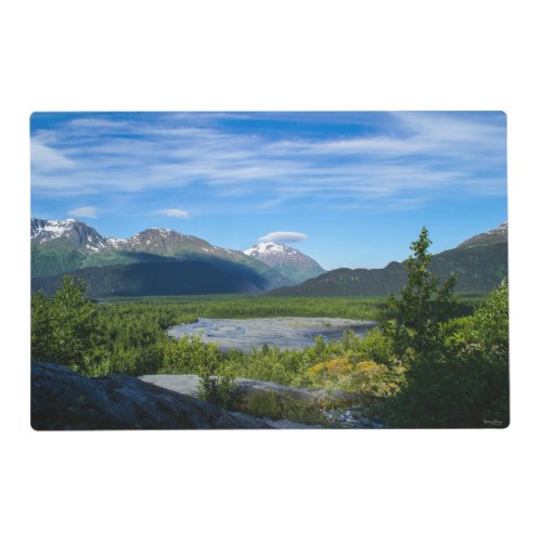 Alaskas Exit Glacier Valley Placemat