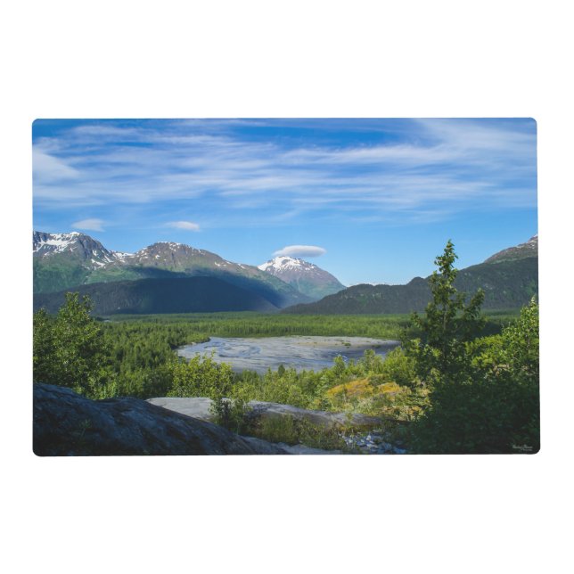 Alaska's Exit Glacier Valley Placemat (Front)