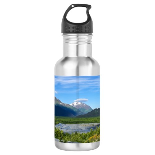 Alaskas Exit Glacier Valley Stainless Steel Water Stainless Steel Water Bottle